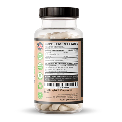 TruHeight Growth Gummy Capsules